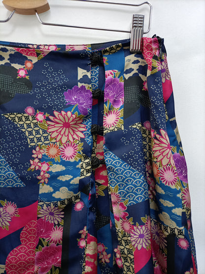 ZARA. Printed short skirt, size XL