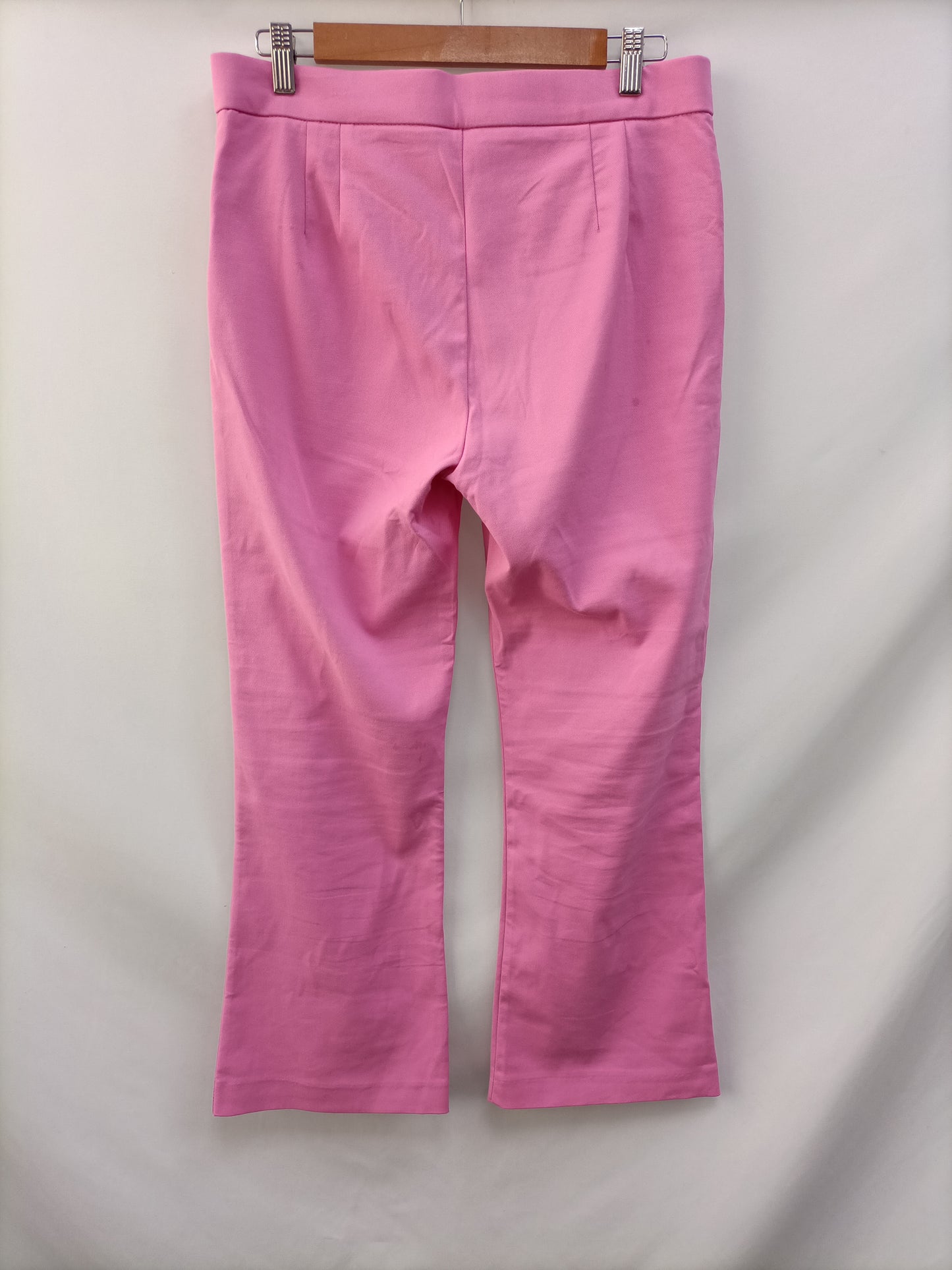 ZARA. Pink Flared Trousers Tl