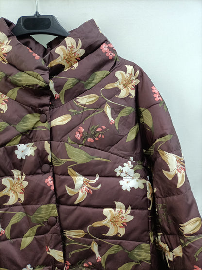 PETITE. Plumas burdeos reversible T.s