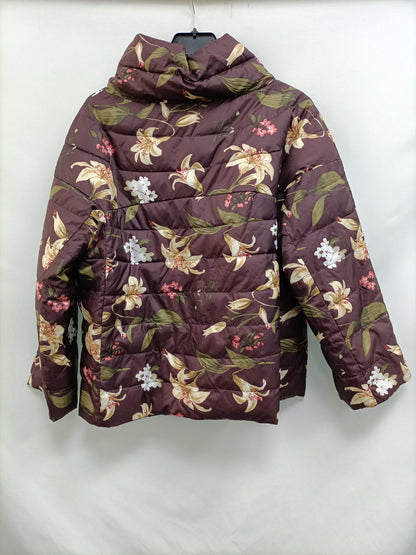 PETITE. Plumas burdeos reversible T.s