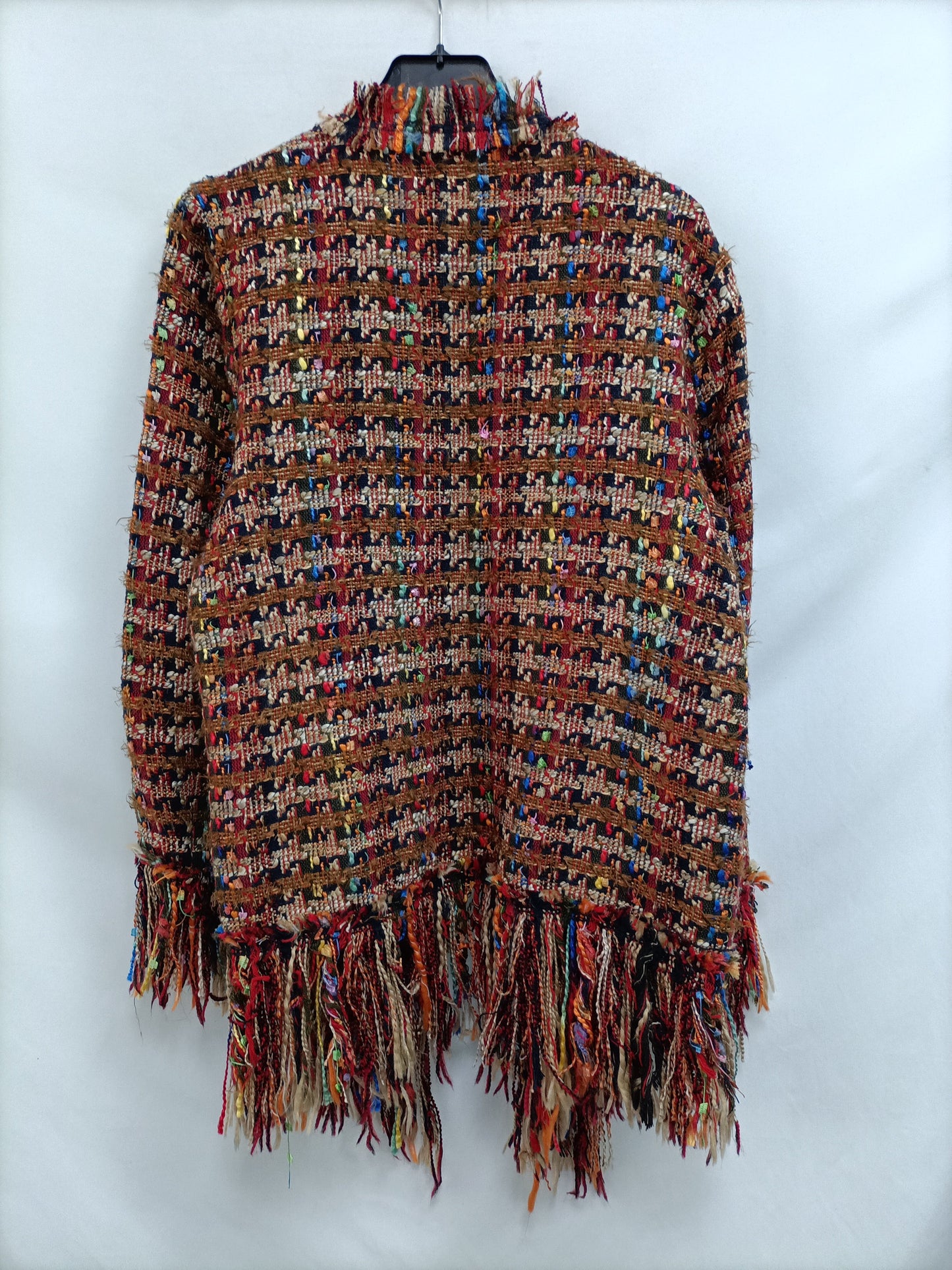 ZARA. Chaqueta tweed marrones T.l