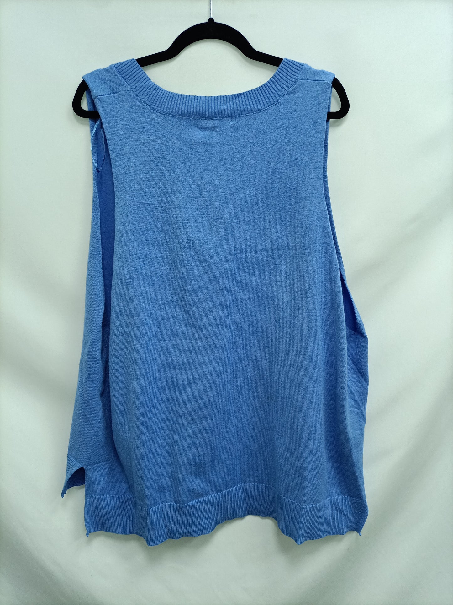 STRADIVARIUS. Chaleco azul T.m