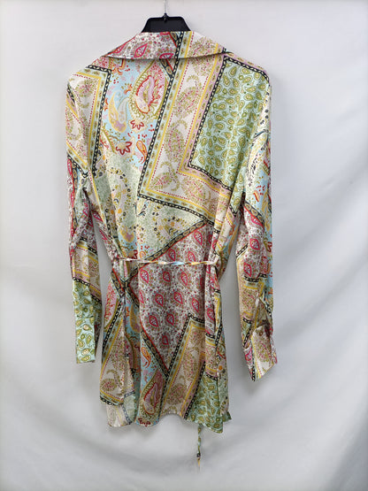 ZARA. Ts amoeba print blouse