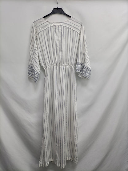 WOMEN'SECRET. Vestido blanco rayas T.s