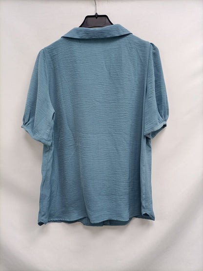UNIT. Blue Fluid Ts Blouse