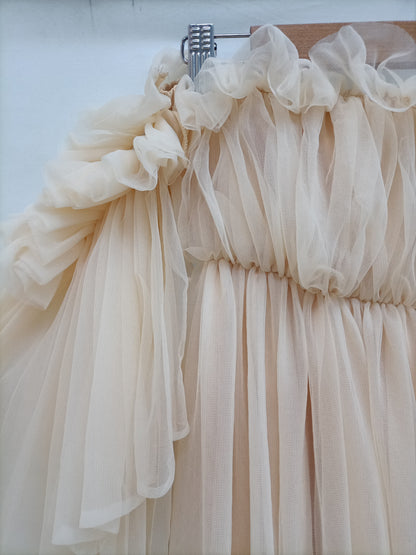 SHEIN. Vestido rosa tull T.s