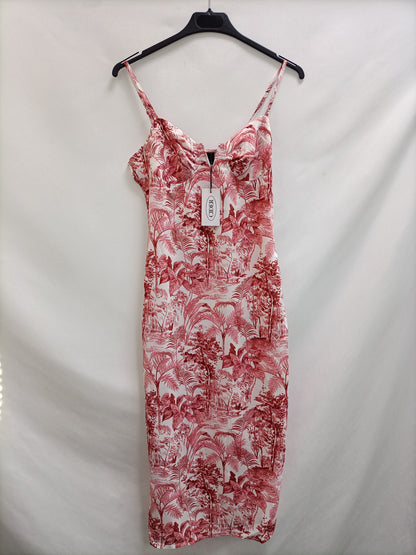 CIDER. Ts printed midi dress