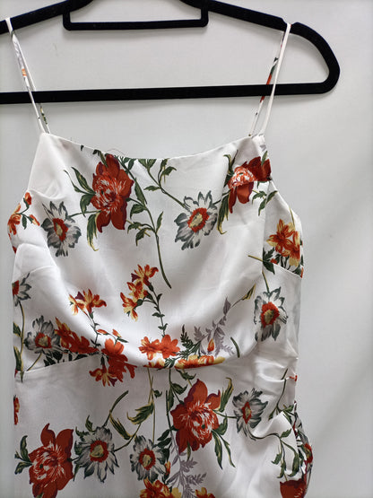 ZAFUL. Vestido midi flores T.s