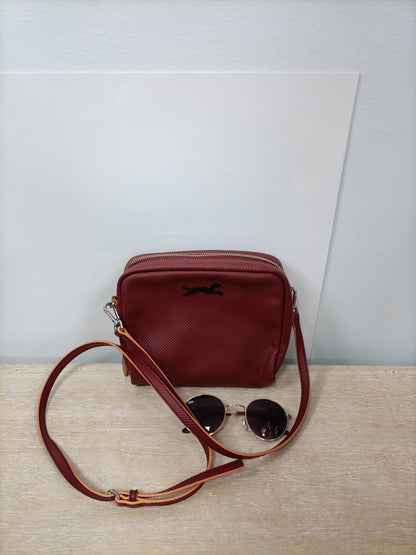 BIMBA Y LOLA. Baldomero burgundy bag