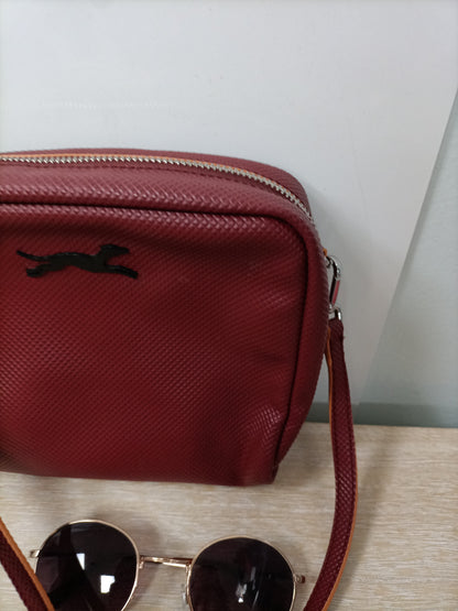BIMBA Y LOLA. Baldomero burgundy bag
