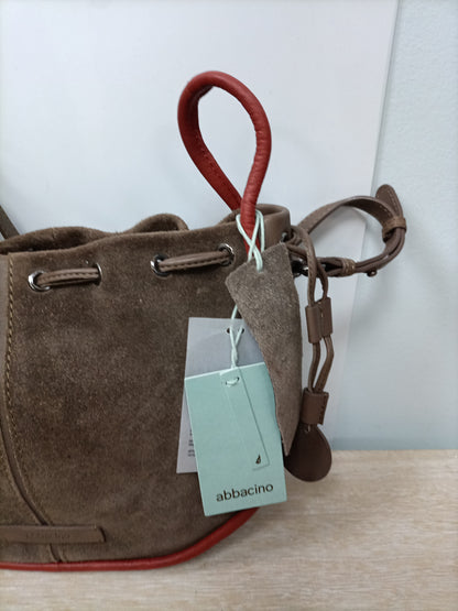 ABBACINO. Brown leather bag