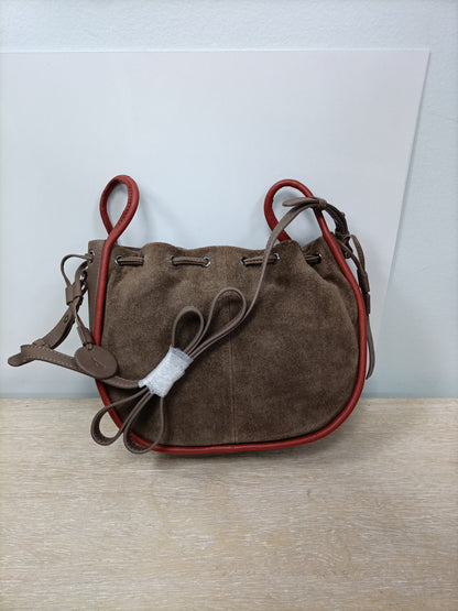 ABBACINO. Brown leather bag