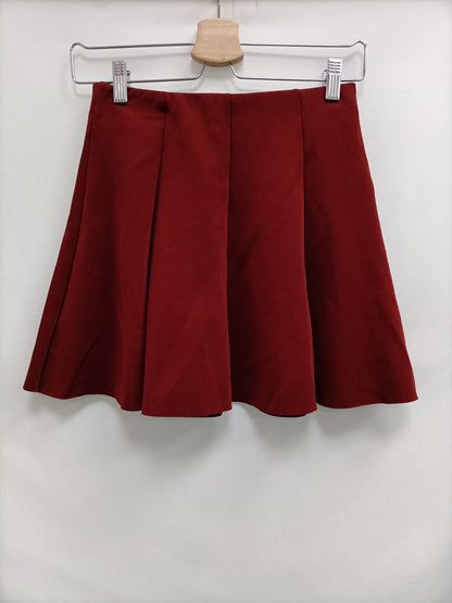 OTRAS. Falda burdeos tablas Tu(s)