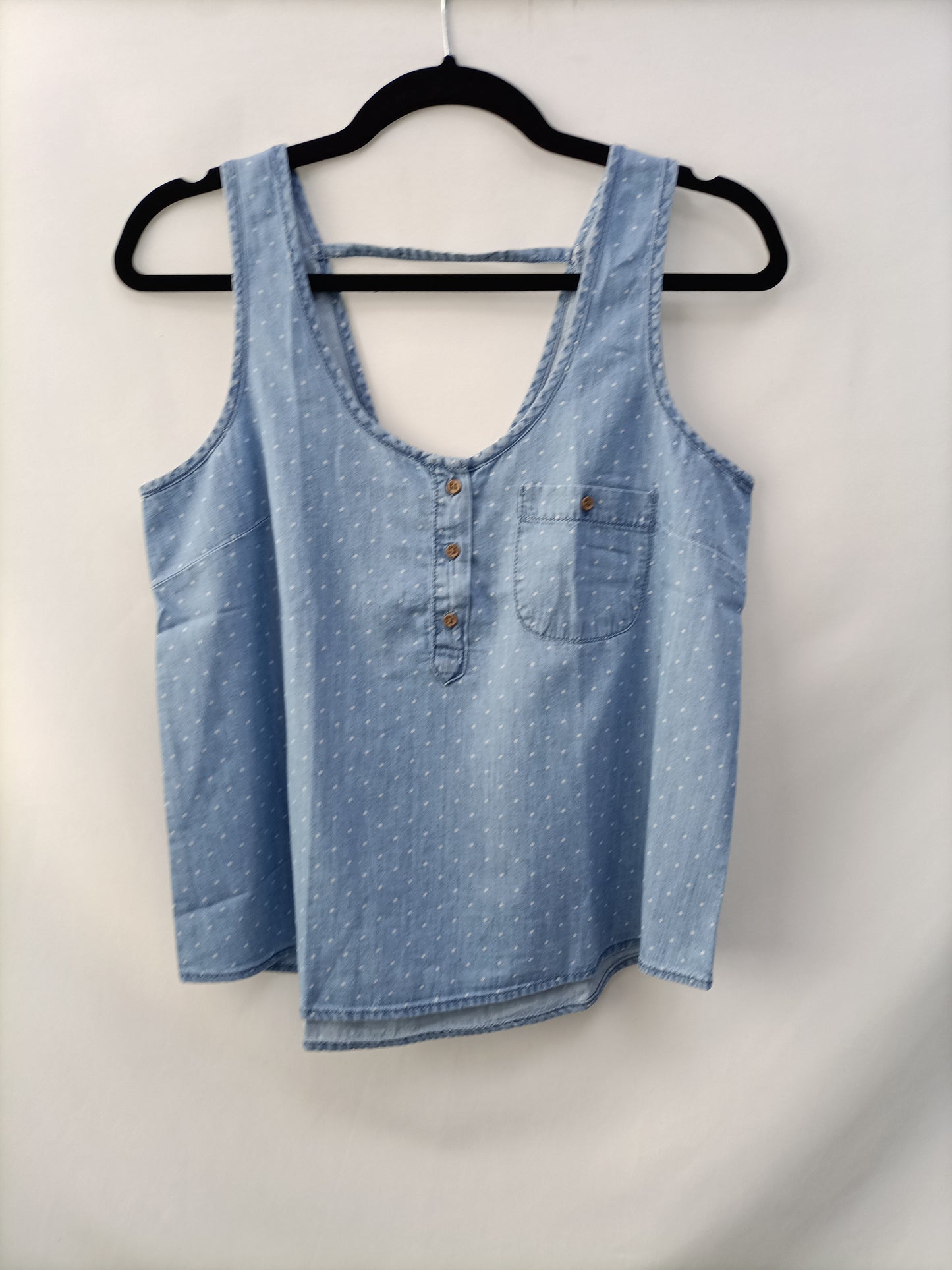 OTHERS. Polka dot denim top Your (s/m)