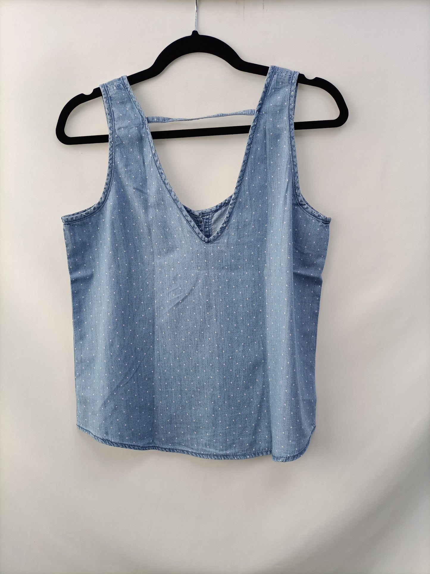 OTHERS. Polka dot denim top Your (s/m)