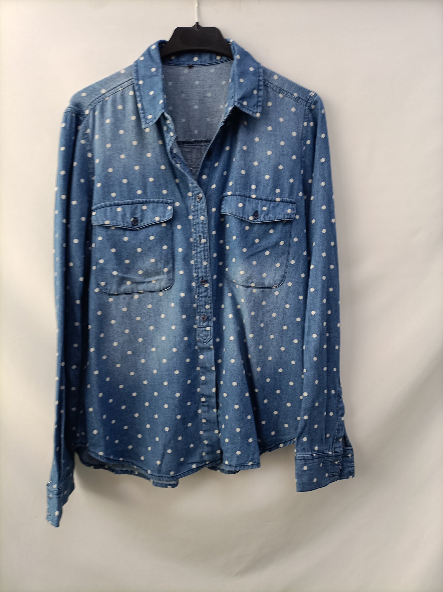 OTRAS. Camisa vaquera lunares T.s/m