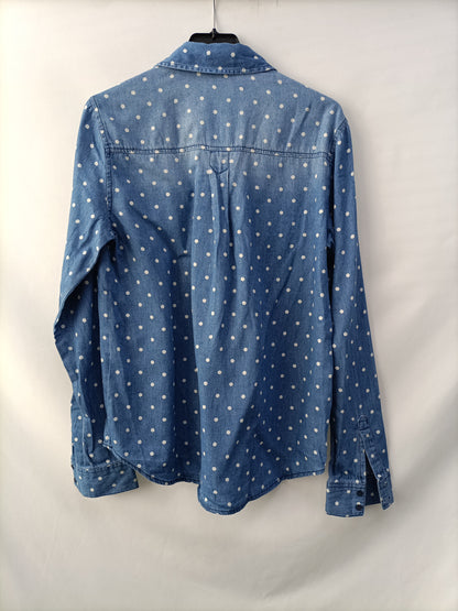 OTRAS. Camisa vaquera lunares T.s/m