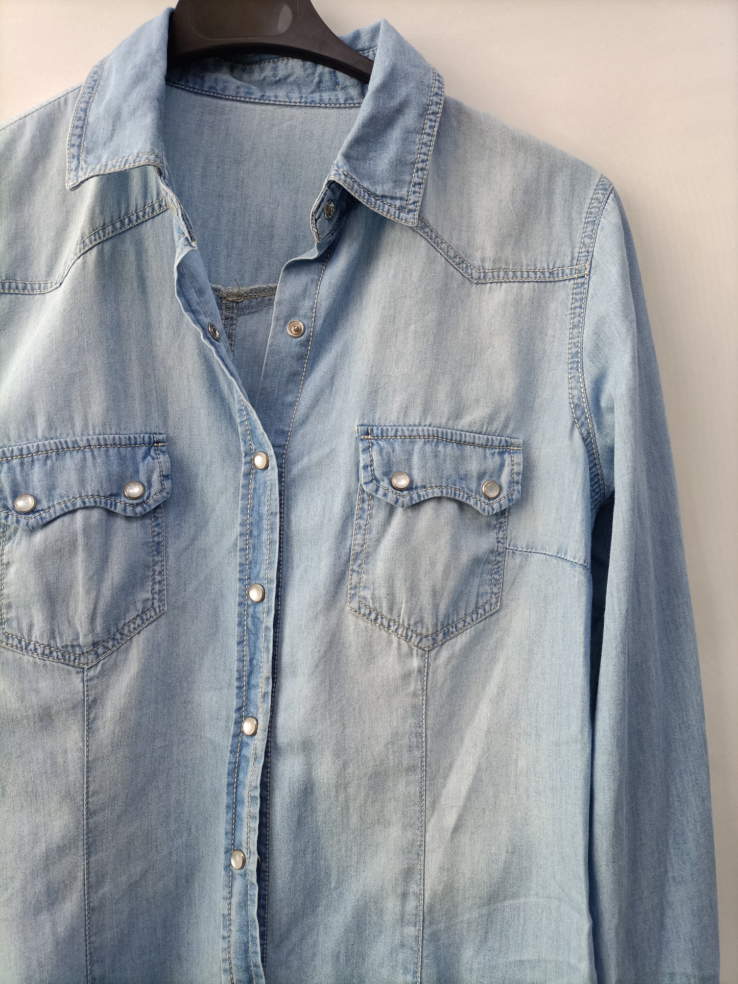 OTRAS. Camisa vaquera clarita T.s/m