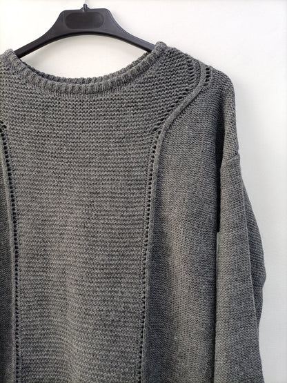 OTHERS. Gray knit sweater Tu(s/m)