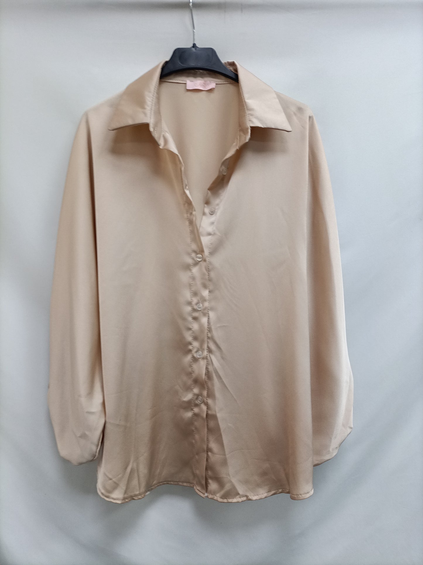 KING. Blusa rosa satinado T.u(m/l)