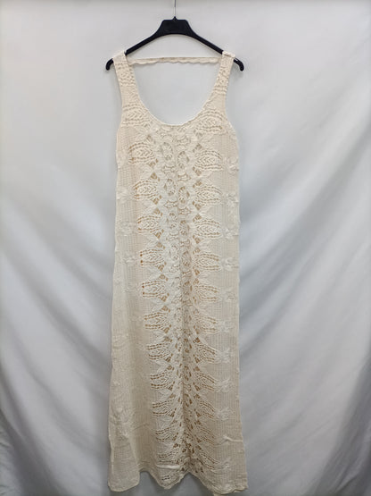 MarketMANGO. Vestido largo encaje T.s