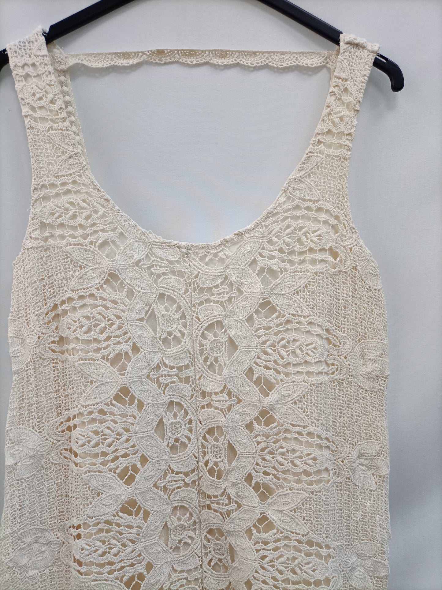 MarketMANGO. Vestido largo encaje T.s