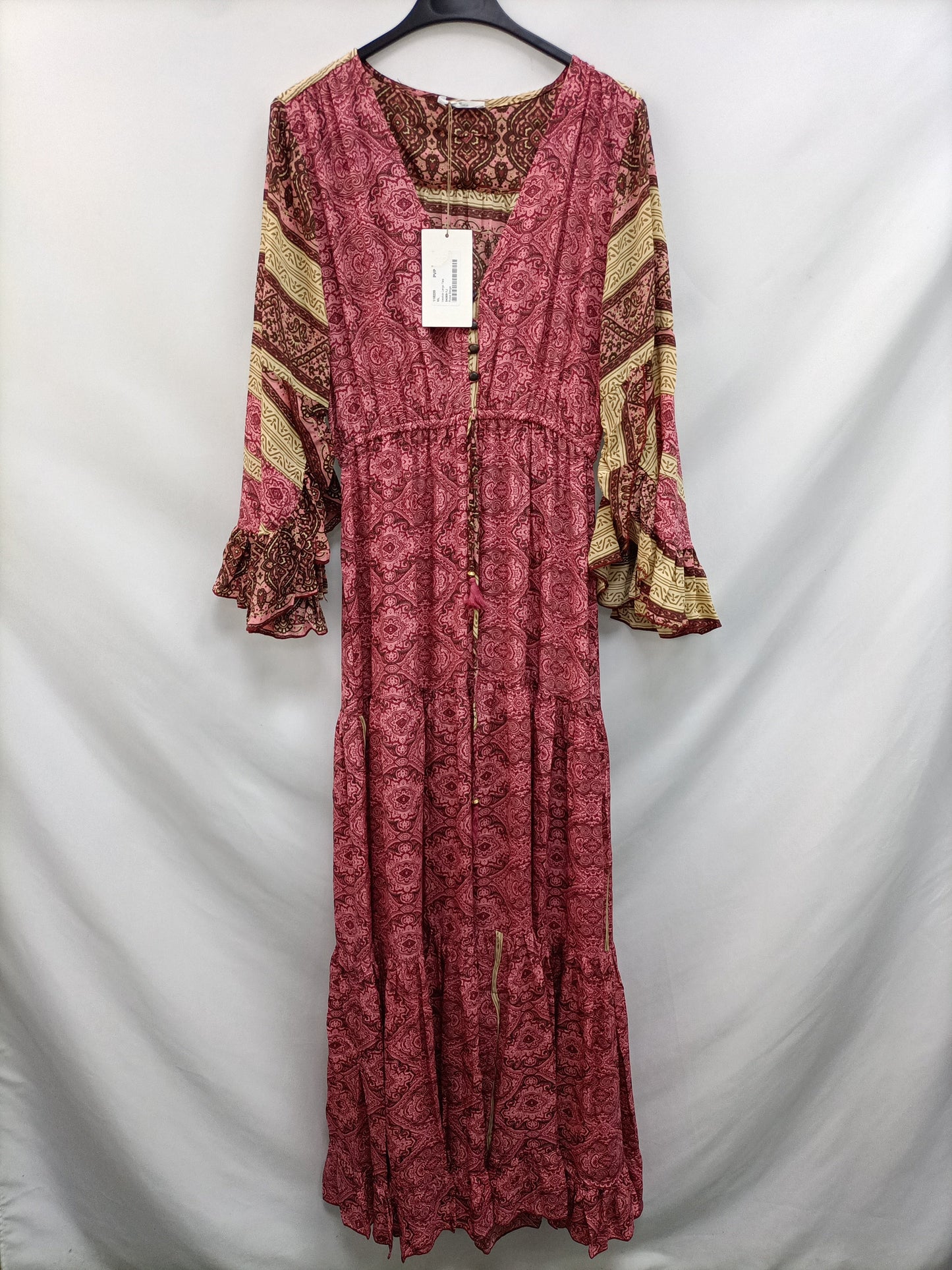 HUG&CLAU. Vestido largo hippie Tu(s/m)