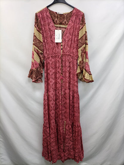 HUG&CLAU. Vestido largo hippie Tu(s/m)