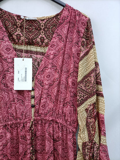 HUG&CLAU. Vestido largo hippie Tu(s/m)