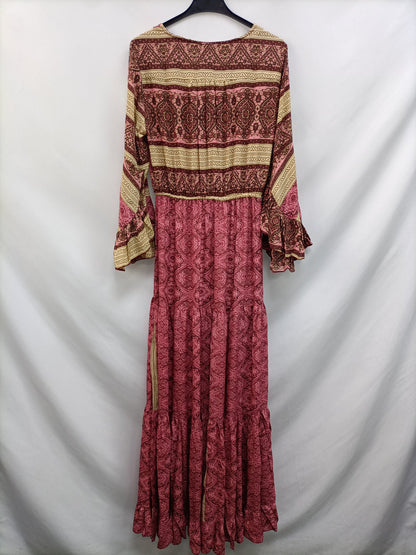 HUG&CLAU. Vestido largo hippie Tu(s/m)