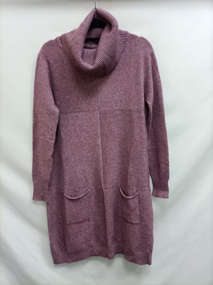 OTRAS. Vestido rosa punto T.u(m)