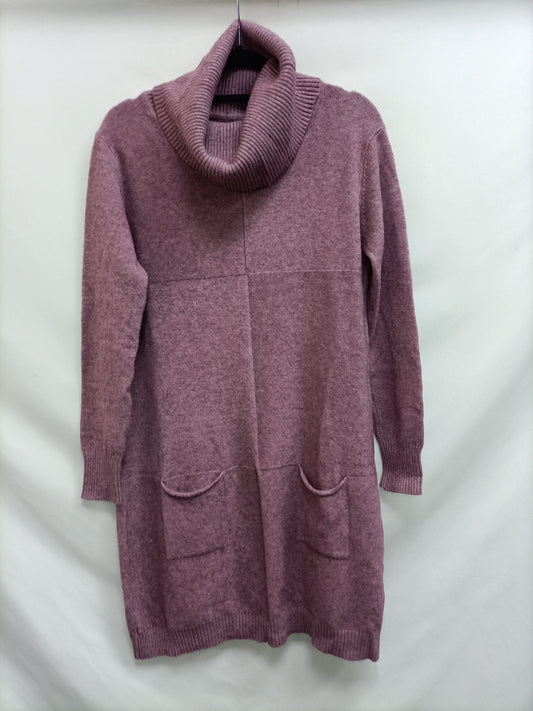 OTRAS. Vestido rosa punto T.u(m)