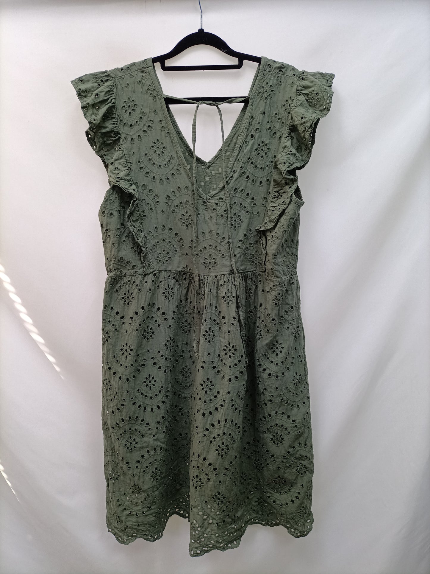 CIVICO 51. Green die-cut dress Tm