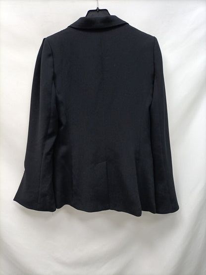 MANGO. Blazer negra vestir T.38