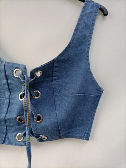 OTRAS.Croptop denim TU (XS/S)