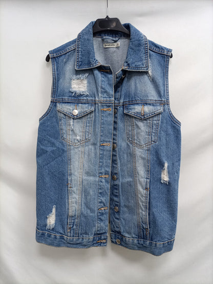 STRADIVARIUS.Chaleco denim T.M (TARA)