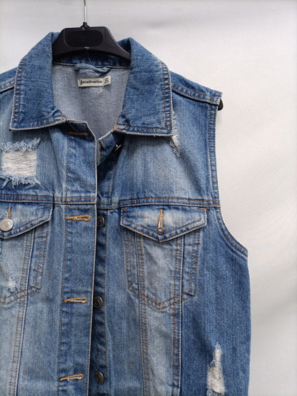 STRADIVARIUS.Chaleco denim T.M (TARA)