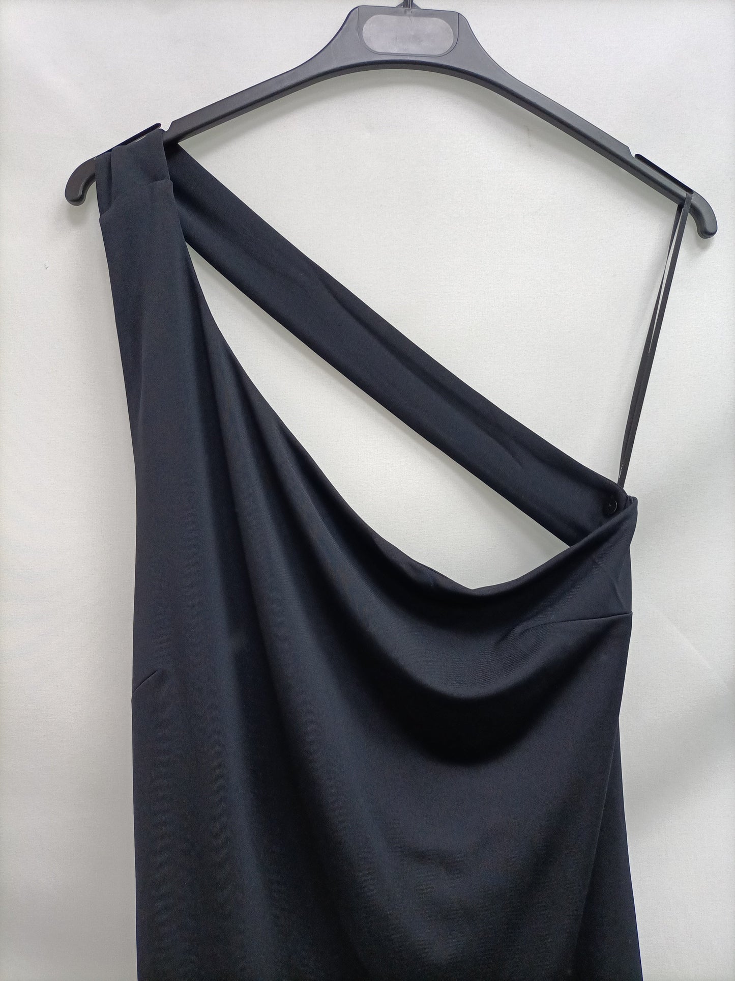 MANGO. Black midi dress TL