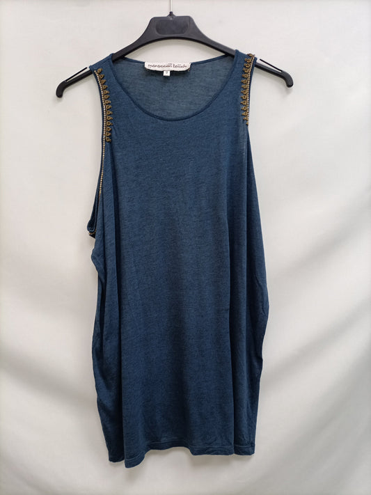 OTHERS.Blue rhinestone top TU (S/M)