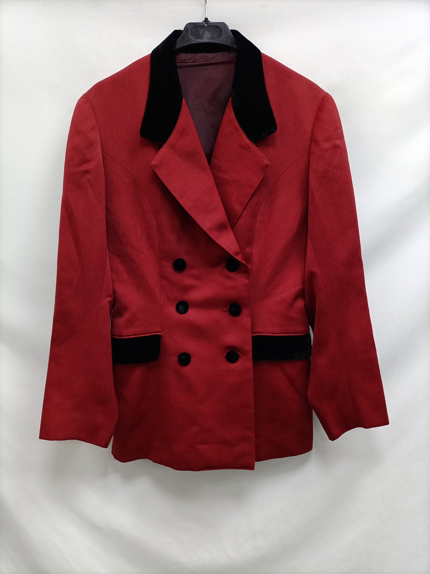 OTHERS. Red double-textured blazer TU (M OVERSIZED)