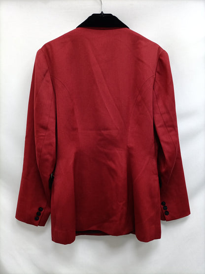 OTHERS. Red double-textured blazer TU (M OVERSIZED)