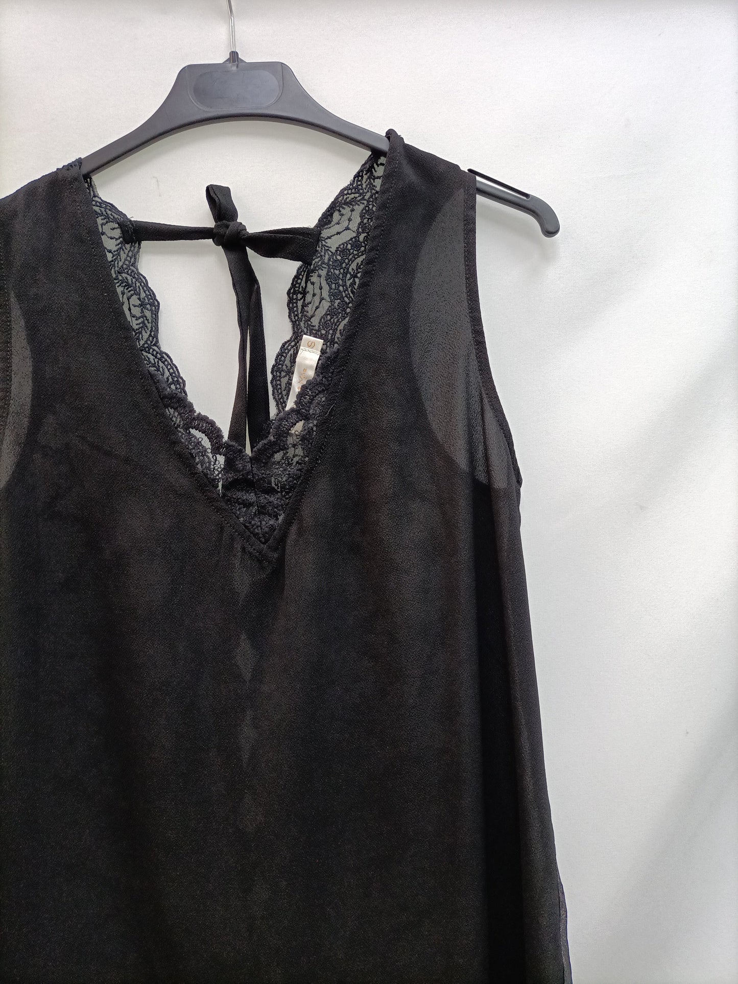 GRACE&amp;MILA. Black lingerie top TS