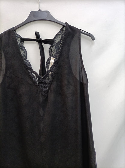 GRACE&amp;MILA. Black lingerie top TS