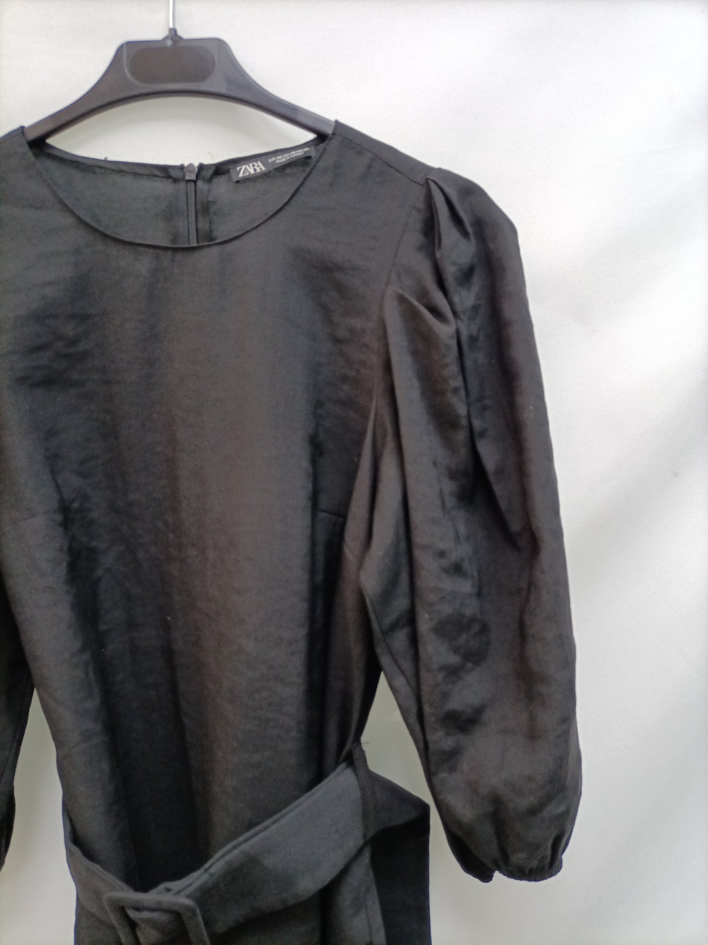 ZARA. Short dress with puffed sleeves S.XS