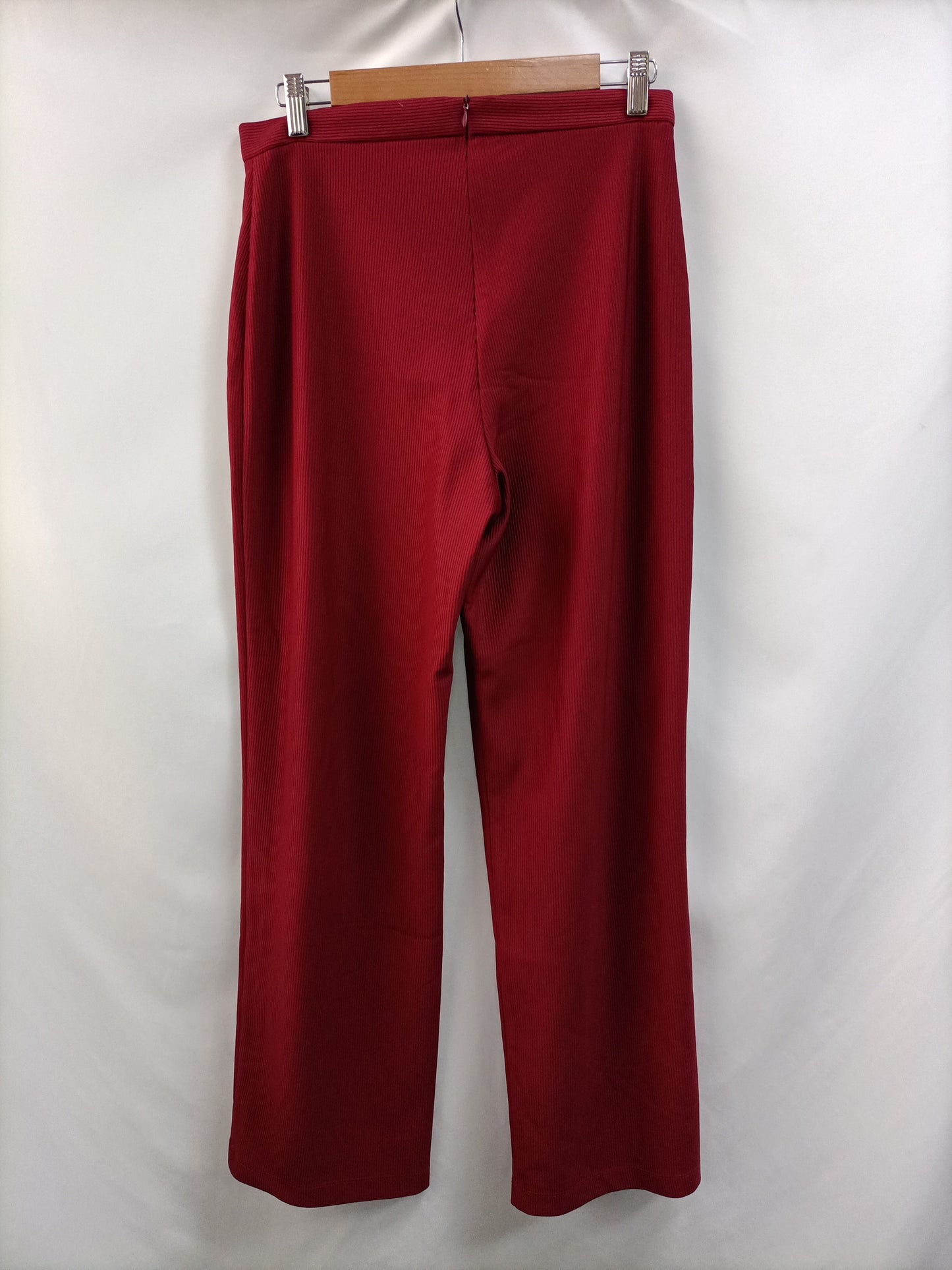 BIMANI. Burgundy culottes size 40