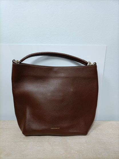 COCCINELLE. Brown shopper bag