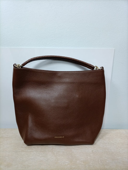 COCCINELLE. Brown shopper bag