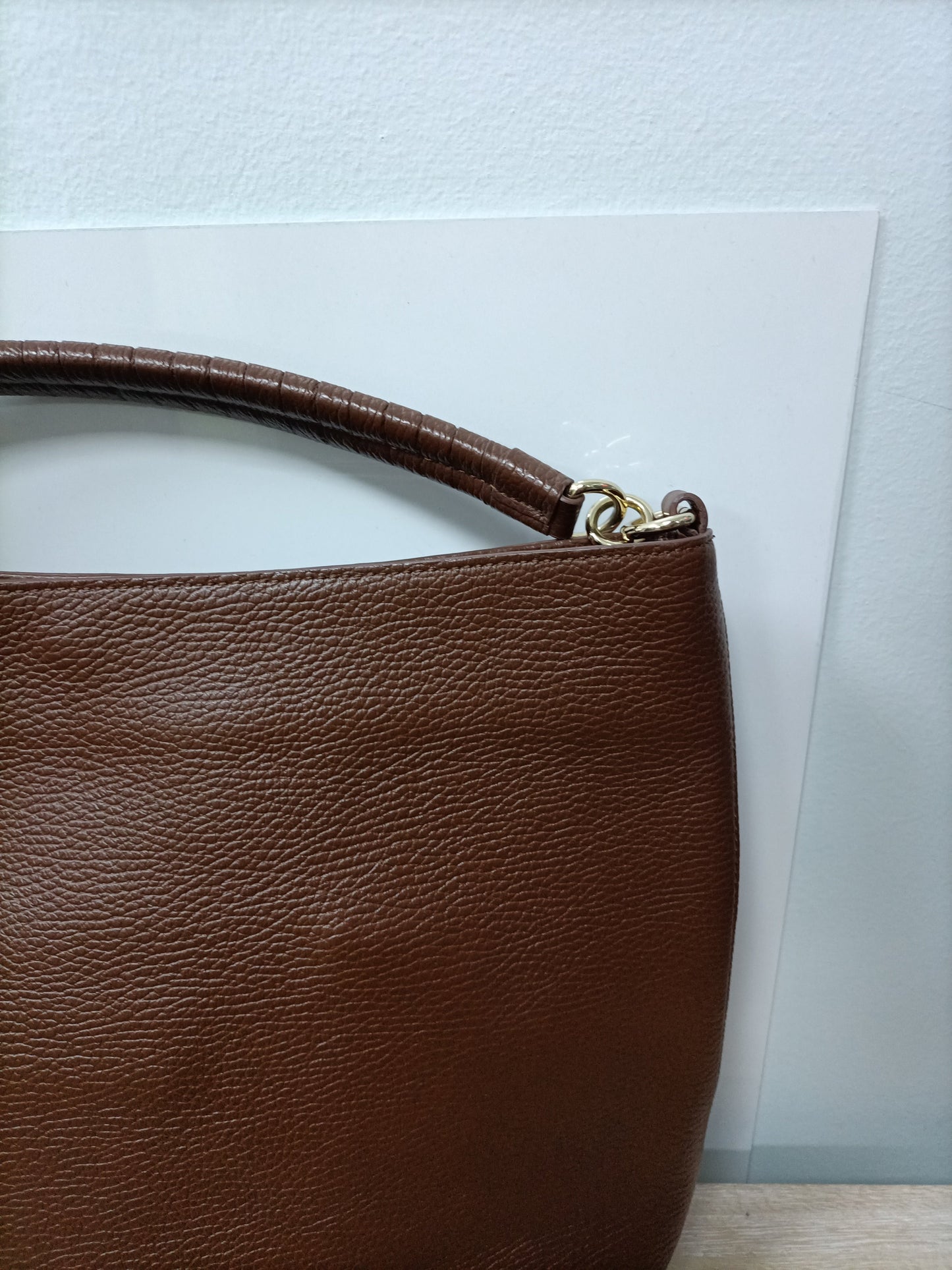 COCCINELLE. Brown shopper bag