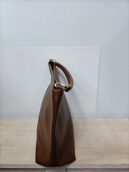 COCCINELLE. Brown shopper bag