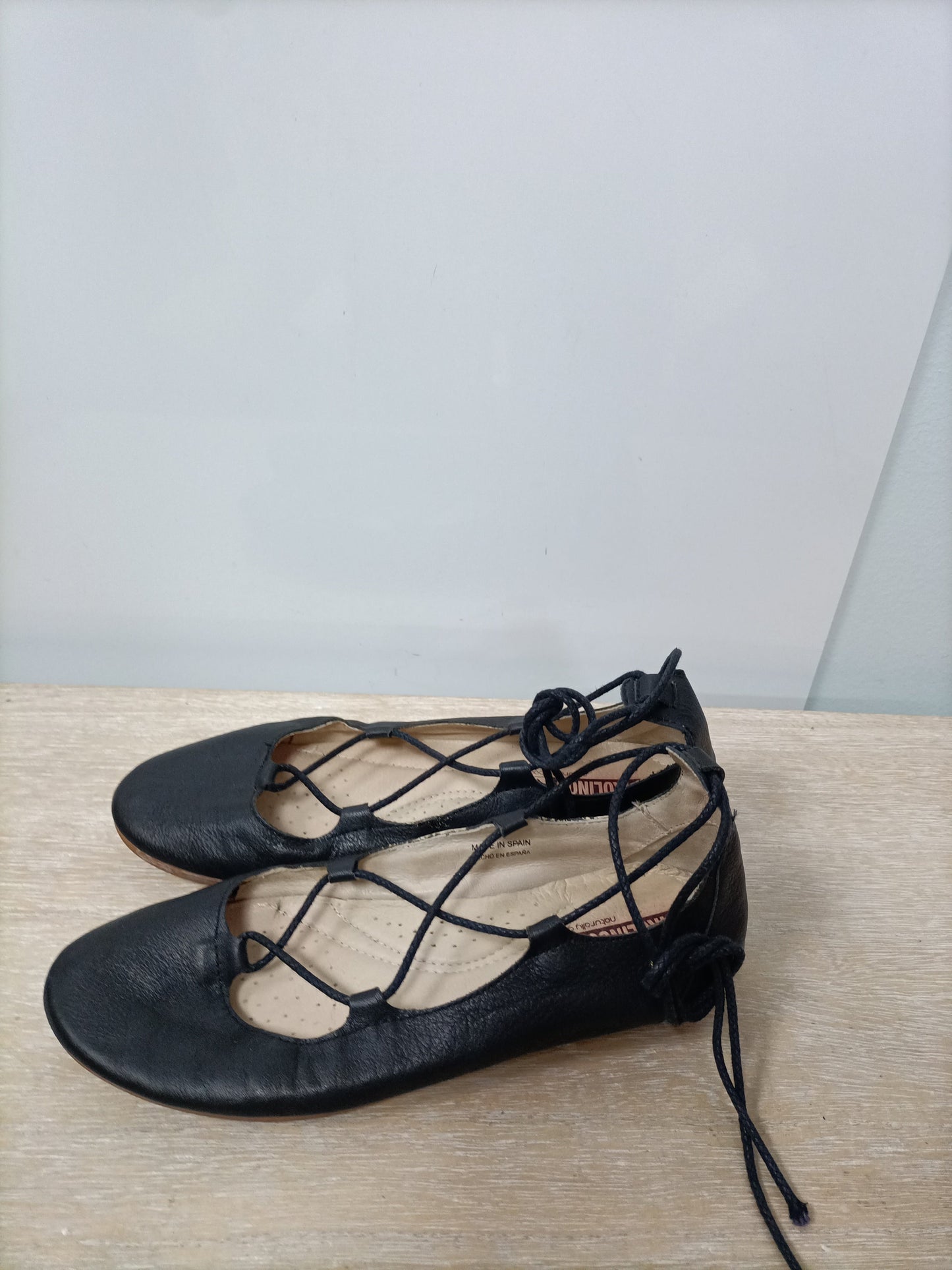 PIKOLINO. Bailarina negro cuerdas T.37